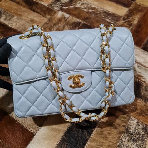 chanel baby blue bag|chanel boyfriend bag.